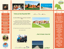Tablet Screenshot of ferienhof-witt.de